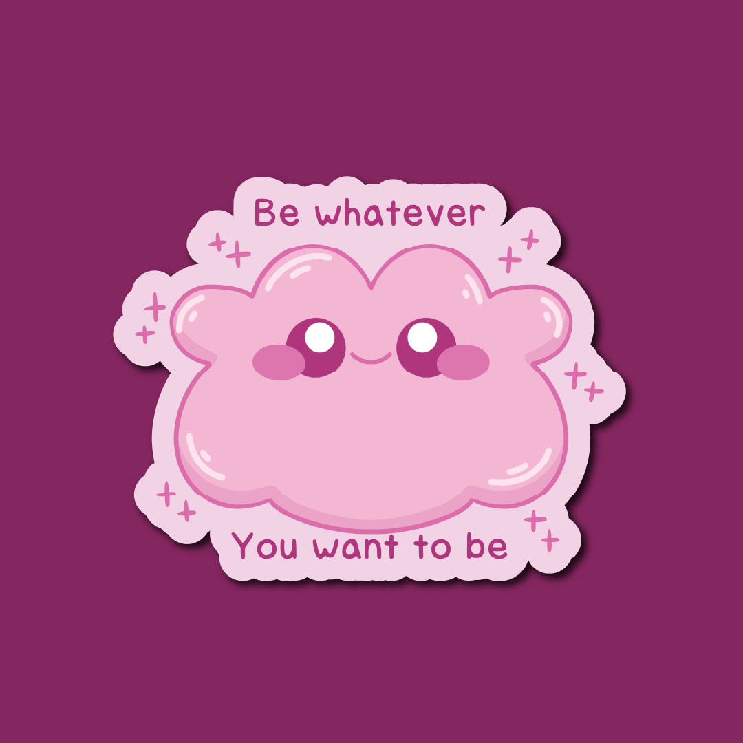 Be Whatever You Want To Be Ditto Fan Art Sticker - Image 2