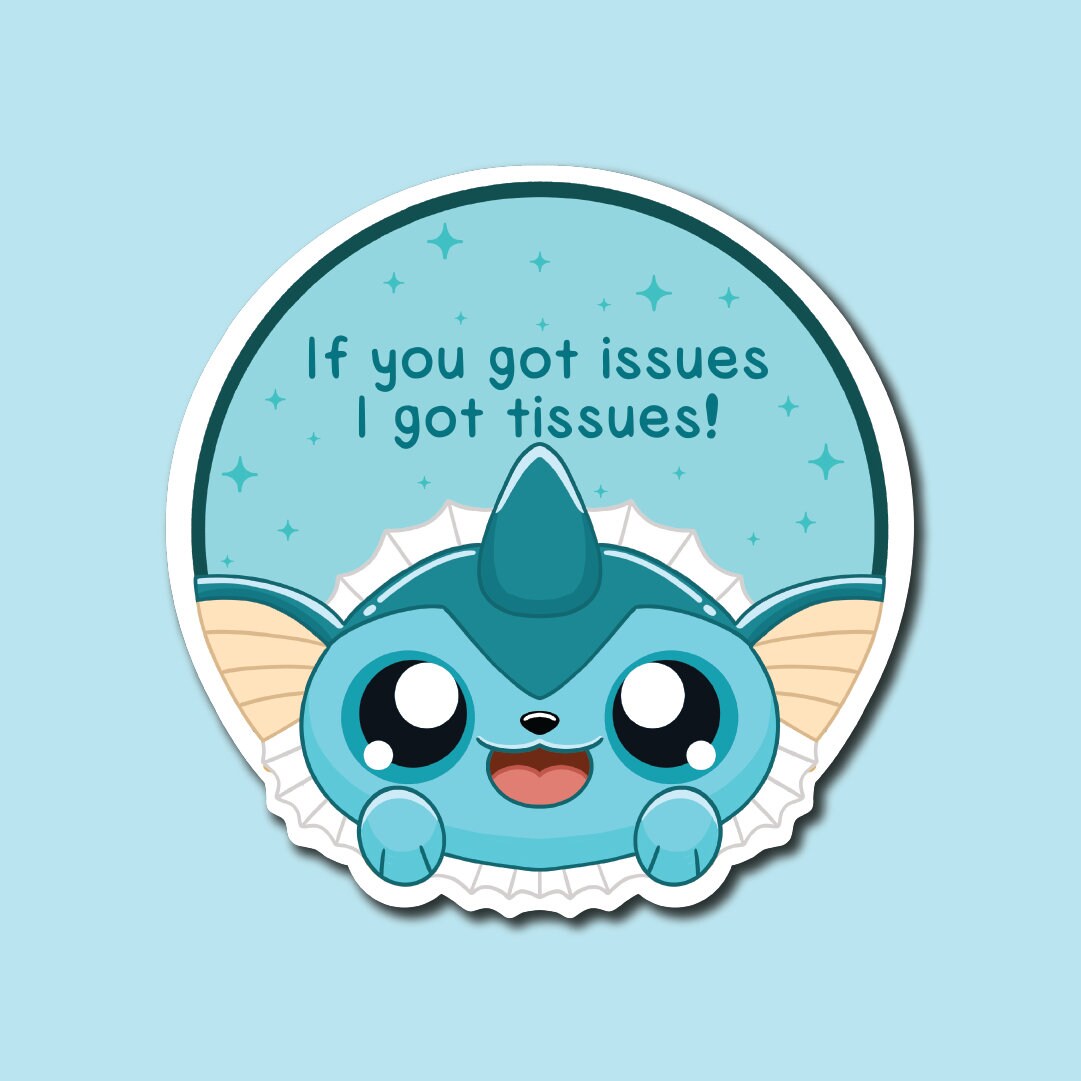 Kawaii Eeveelutions Mental Health Stickers - Image 6