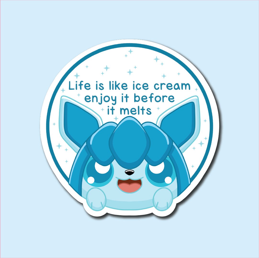 Kawaii Eeveelutions Mental Health Stickers - Image 12