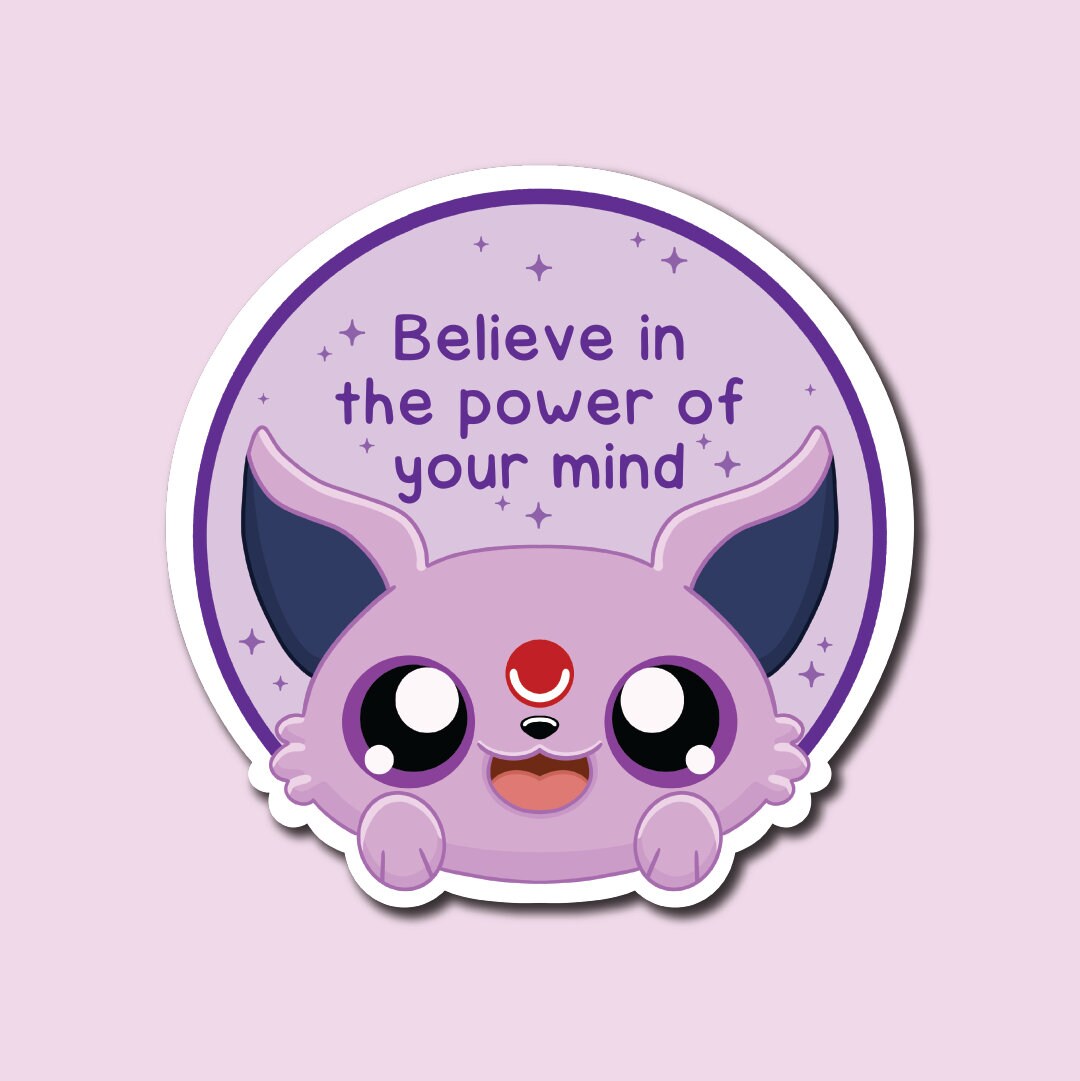 Kawaii Eeveelutions Mental Health Stickers - Image 5