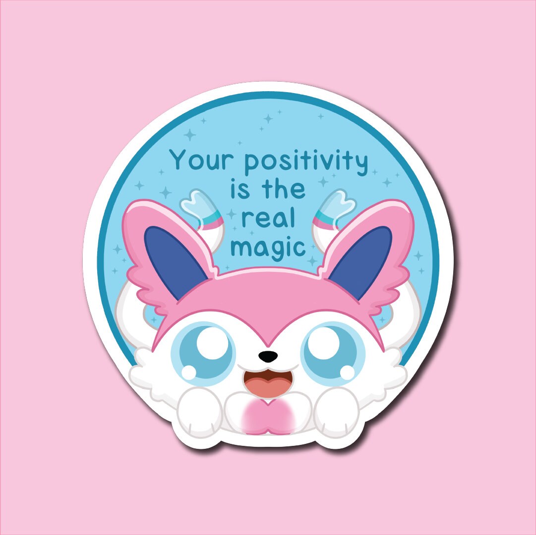Kawaii Eeveelutions Mental Health Stickers - Image 4
