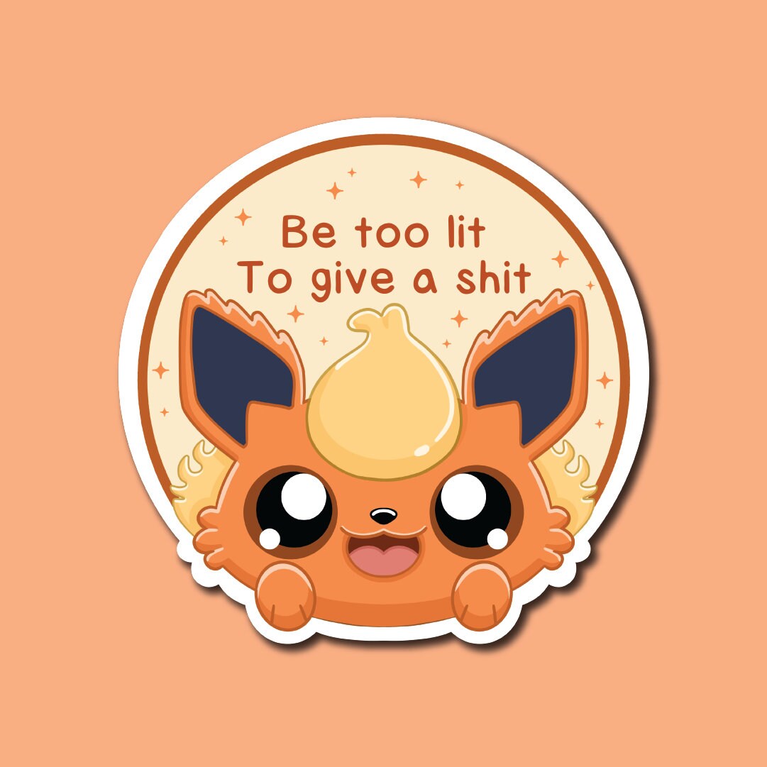 Kawaii Eeveelutions Mental Health Stickers - Image 11