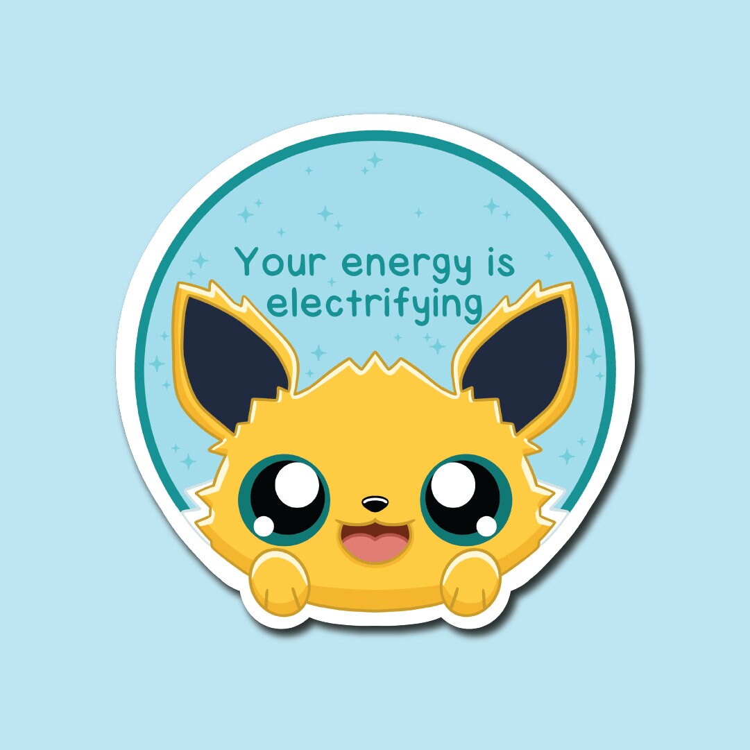 Kawaii Eeveelutions Mental Health Stickers - Image 10