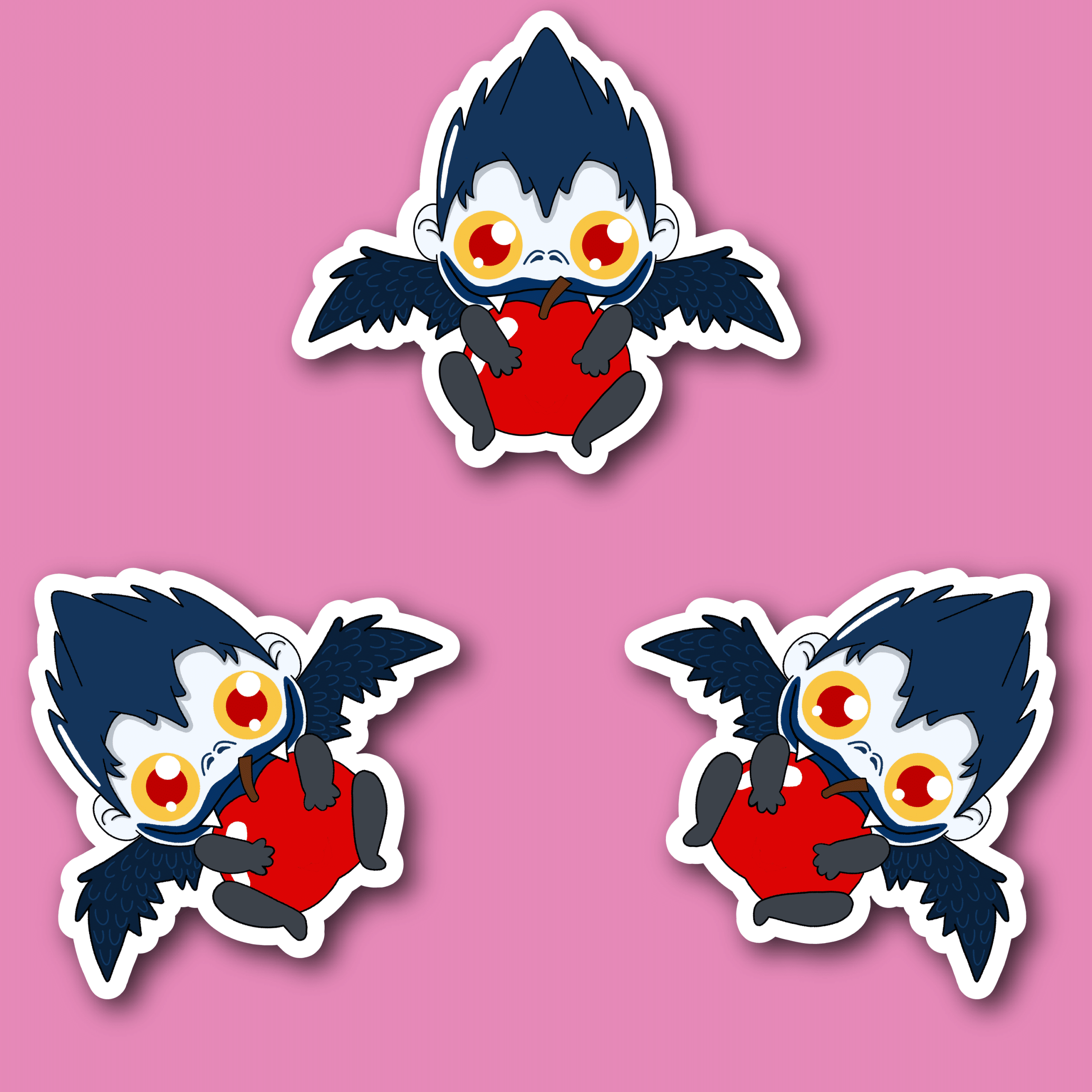 Shinugami with Apple | Sticker - Image 3