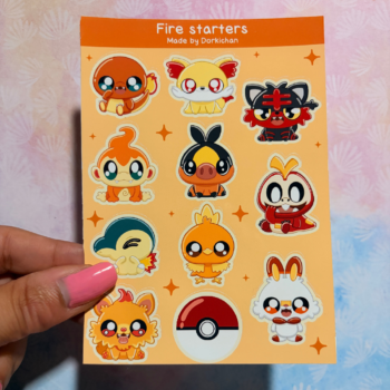 Fire Starters Stickersheet