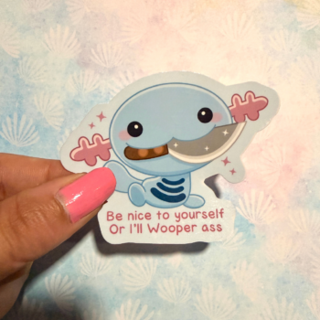 Be Kind or I'll Wooper Ass Sticker