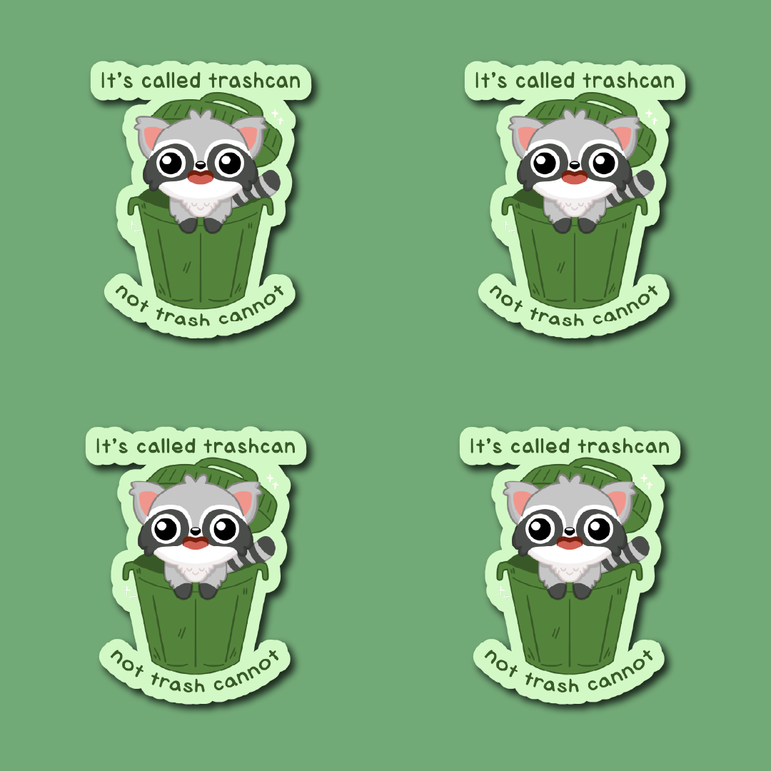 It's called trash can.. ✨ Sticker - Image 3